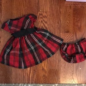 Ralph Lauren plaid holiday dress